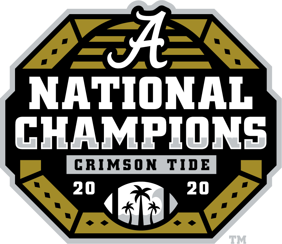 Alabama Crimson Tide 2020 Champion Logo v3 diy DTF decal sticker